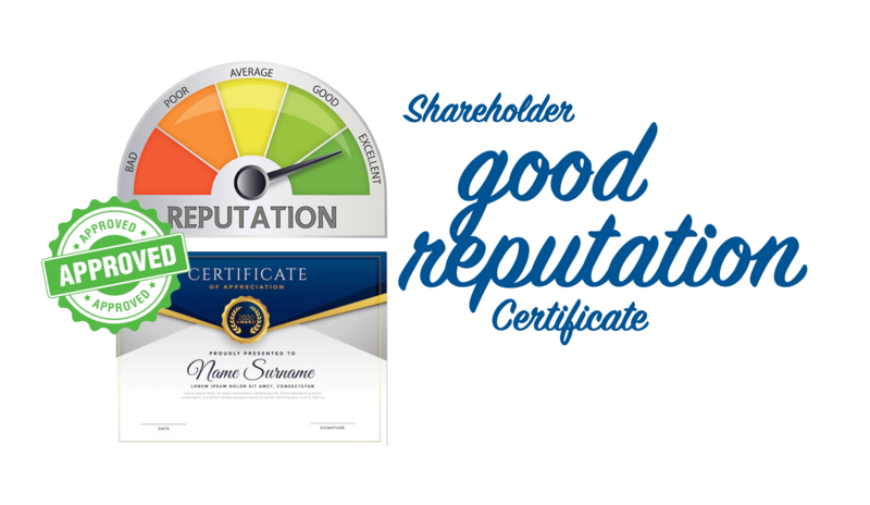 CERTIFICATO ONORABILITA' DEI SOCI