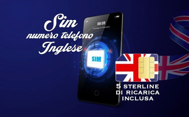 SIM A NUMERAZIONE INGLESE