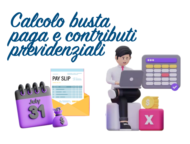CALCOLO E REDAZIONE BUSTA PAGA